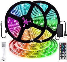 amazon com led strip lights starlotus waterproof 32 8ft 10m led light strip smd5050 300leds rgb color chan led strip lighting strip lighting led light strips