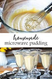 Homemade Pudding In The Microwave Recipe Homemade Pudding Microwave Dessert Vanilla Recipes