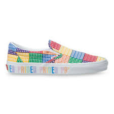 Timeless shoe company vans adds a pride collection to the mix each year it's almost pride month! New Vans Classic Slip On Pride Rainbow Checkerboard True White Sneakers 2021 Ebay