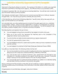 Use about 1 margins and align your text to the left, which is the standard alignment for most documents. Sample Internship Offer Appointment Letters 7 Templates Formats