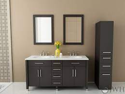 This is a diagram of the 61″ point loma double sink vanity. What Is The Standard Height Of A Bathroom Vanity