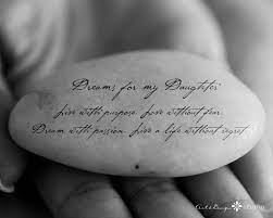 Daughter Gift From Mother Inspirational Message Mother Message To Daughter Gift To Daughter From Mother Stone Art Print Message To Daughter Message For Mother Daughter Quotes