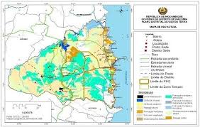 Cabo delgado topographic map, elevation, relief. An Example Of A Thematic Map Actual Land Use Used District Land Use Download Scientific Diagram