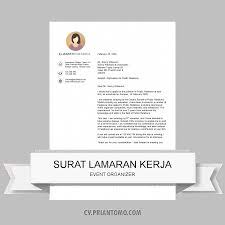 Surat Lamaran Kerja Event Organizer Kerja Cv Kreatif Tulisan