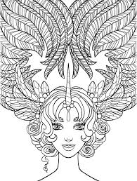 10 Crazy Hair Adult Coloring Pages With Images Mandala Coloring Pages Mandala Coloring Free Adult Coloring Pages