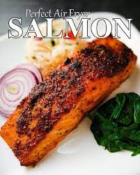 Air Fryer Salmon Recipe How To Make Air Fryer Salmon Spiceindiaonline Recipe In 2021 Salmon Recipes Fried Salmon Recipes Air Fryer Recipes Easy