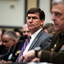 Esper Claims Defense Dept. Is Improperly Blocking Parts of His Memoir