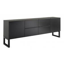 Produit Ovio Bahut 2p 4t Anthracite Theme Au Boulot La Deco Ajoute A La Liste De Marjorie Via 35ansfly Fr Buffet Meuble Idees Pour La Maison
