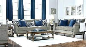 Gray Sofa With Blue Pillows Google Search Living Room Sets Blue And White Living Room Affordable Living Room Set
