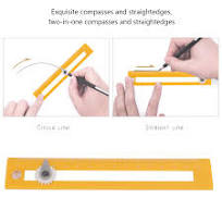 Amazon.com: TREETDOBV Compass Ruler， Two in One High ...