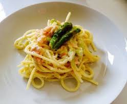 Spaghetti Aux Asperges Et Saumon Fume Recette Saumon Fume Tagliatelle Au Saumon Fume Recettes De Cuisine