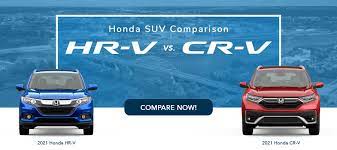 Whereas for others hip and smart runabout vehicle. 2021 Honda Hr V Vs 2021 Honda Cr V Vern Eide Honda Sioux City