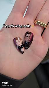 Fourth wing nails✨🐉💙