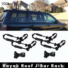 Concise kayak roof racks reviews tailored to your needs. J Bar Roof Rack Kayak Carrier Fits Canoe Paddle Mounted On Car Suv Truck Kayaking Canoeing Rafting Mymosa Sporting Goods