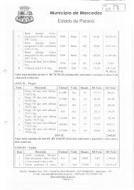MUNICIPIO DE MERCEDES ESTADO DO PARANÁ