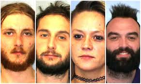 Four people from Cortland County accused of having drugs in car with toddler