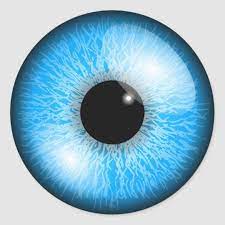 Blue Eye Stickers Zazzle Com In 2020 Black Background Images Light Background Images Eye Stickers