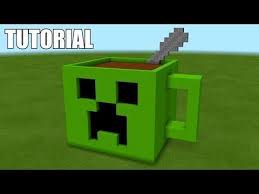 Minecraft Tutorial How To Build Creeper Coffee Mug House Minecraft Tutorial Birthday Gifts For Teens Mini Album Tutorial