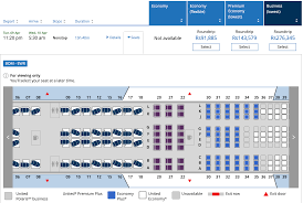 Air india seat layout plans. United Airlines Premium Economy Is Now Bookable Live From A Lounge
