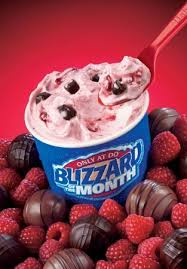 Food News Dairy Queen Blizzard Of The Month For May Is The Raspberry Truffle Blizzard Dairy Free Dessert Easy No Dairy Recipes Dairy Queen Blizzard