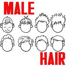 How To Draw Boys And Mens Hair Styles For Cartoon Characters Drawing Tutorial Drawing Cartoon Characters Cartoon Drawings Of People Boy Drawing