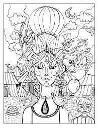 Get this printable circus coloring pages line. A Day At The Circus Coloring Page On Behance Circus Coloring Pages Coloring Pages Coloring Books