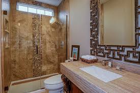 Kohler Groove Shower Base With Pebble Wall And Travertine Surround Travertine Vanity Top Free Bathrooms Remodel Custom Bathroom Vanity Bathroom Design Luxury