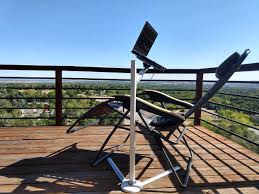 Both the angle and the distance of the monitor is made by: Minimal Reclining Desk Setup Deck Zero Gravity Recliner P51 Thinkpad Kinesis Advantage 2 Lf Magichold Laptop Stand Battletops