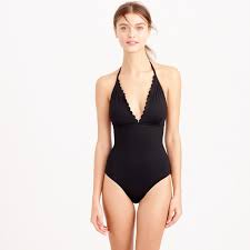 Check spelling or type a new query. Scalloped V Neck One Piece Swimsuit In Italian Matte Swim Women One Piece Swimsuits Summer Wardrobe Essentials