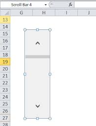 Scrollbar In Excel How To Insert Scrollbar In Excel And