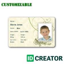 Get it as soon as mon, jun 7. Child Id High Definition Id Cards 1 855 Make Ids