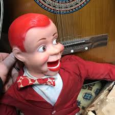 A Vintage 1950's Palitoy "Jolly Jim" Ventriloquists doll with box. Doll is  in good condition and mou