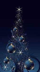 Blue Christmas Tree Samsung Galaxy S6 Wallpapers Hd 1440x2560 Blue Christmas Tree Christmas Tree Wallpaper Christmas Wallpaper