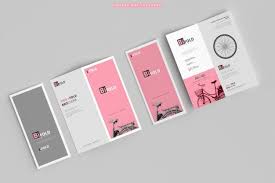 Download Modelos De Brochura Com Dobra Dupla Brochure Design Template Brochure Brochures Mockups