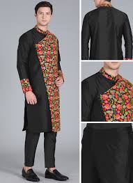 Shop Bollywood Vogue Customised Black Kurta Pyjamas Made To Measure Dress For Men In All Sizes Kpbv01906163 You will get a similar collection of fabindia here. shop bollywood vogue customised black kurta pyjamas made to measure dress for men in all sizes kpbv01906163