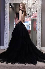 50 Beautiful Black Wedding Dresses You Will Love Black Wedding Gowns Dark Wedding Dress Black Wedding Dresses