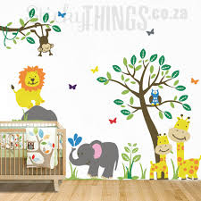 Safari Wall Sticker Nursery Baby Room Theme Sticky Things Wall Stickers South Africa Blog