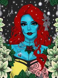 Spooky cutie drawing inspiration from Sally's dress