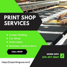 Print Shop / Wholesale printing
