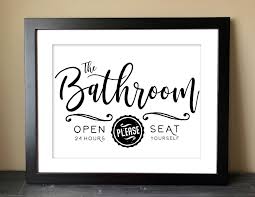 Boys and girls restroom signs. Printable Bathroom Decor Signs Trendecors