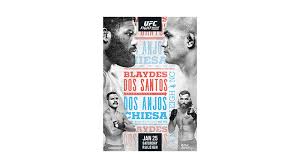 30 local time and date location: Ufc Fight Night On Espn Blaydes Vs Dos Santos In Raleigh Nc Espn Press Room U S