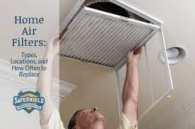 Home Air Filters Types Locations And How Often To Replace Safeshield Inspections