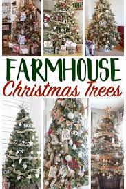 Farmhouse Christmas Tree Decorating Ideas In 2020 Christmas Decorations Christmas Tree Themes Christmas Diy