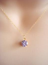 Alexandrite Crystal Necklace On 14k Gold Filled Chain June Etsy Tiny Heart Necklace Diamond Initial Necklace Alexandrite Jewelry