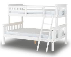 Some bunk beds allow for three or more sleepers. Neptuno White Triple Bunk Bed