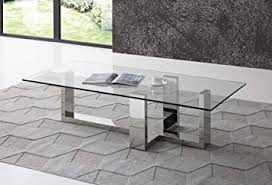 The contemporary coffee tables and modern coffee tables offered by avetex furniture cater to this design sense, with clean, uncluttered profiles and sharp, striking lines. Amazon Com Whiteline Modern Living Silver Blake Contemporary Coffee Table Furniture Decor