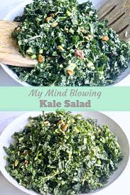 Easy Kale Salad With Lemon Dressing Recipe Kale Salad Recipes Kale Recipes Recipes