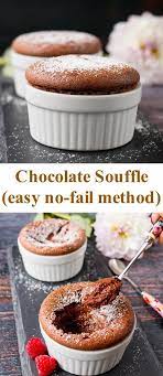 Chocolate Souffle Easy Foolproof Method Little Sweet Baker Recipe Desserts French Desserts Easy Desserts