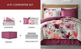 annette reversible 8 piece queen bedding ensemble bed in a bag bed amp bath macy 39 s queen beds bed in a bag bed