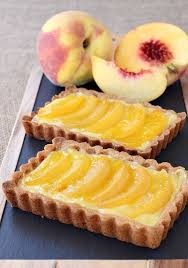 Peach Custard Tart Mantitlement Peach Tart Recipes Easy Tart Recipes Easy Custard